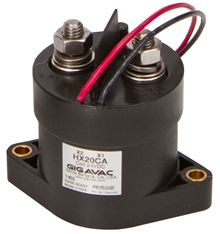 HX200 / Liten kompakt Kontaktor för strömväxling upp till 1000VDC 