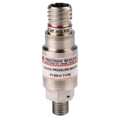 P12M Pressure switch with available settings 15 to 1000 psig